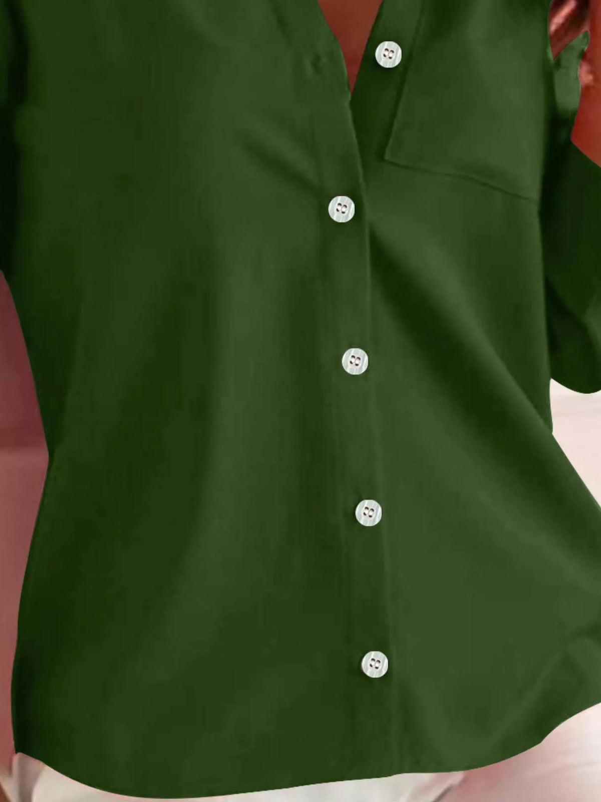 Button-Down Roll-Up Sleeve Shirt, view 6