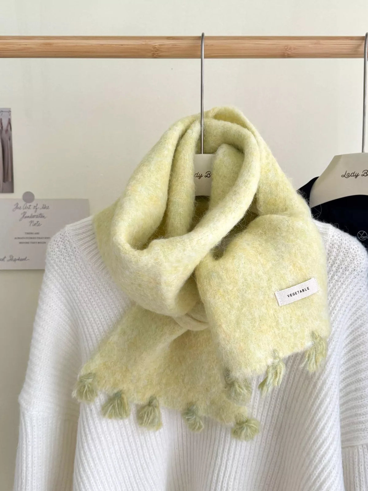 Tassel Knitted Scarf - Lilixa.store