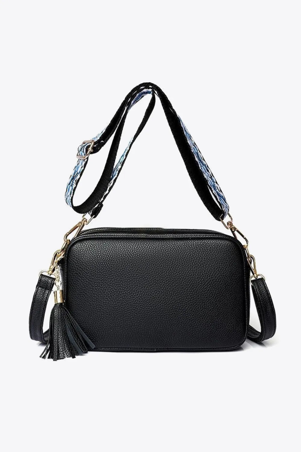 PU Leather Tassel Crossbody Bag - Lilixa.store