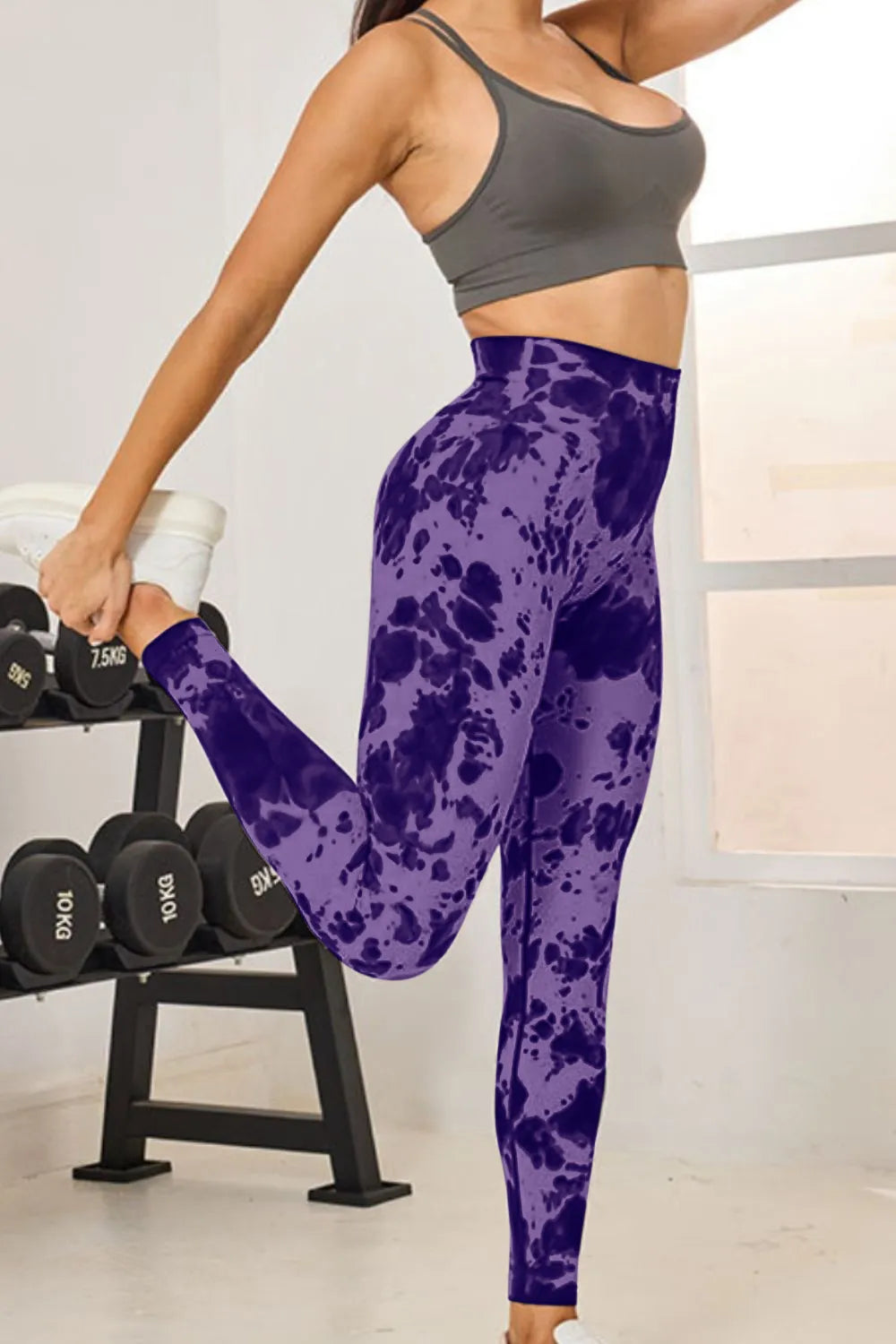 Tie-Dye High Waist Active Leggings - Lilixa.store