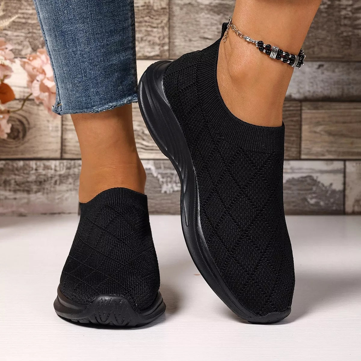 Breathable Mesh Round Toe Shoes - Lilixa.store