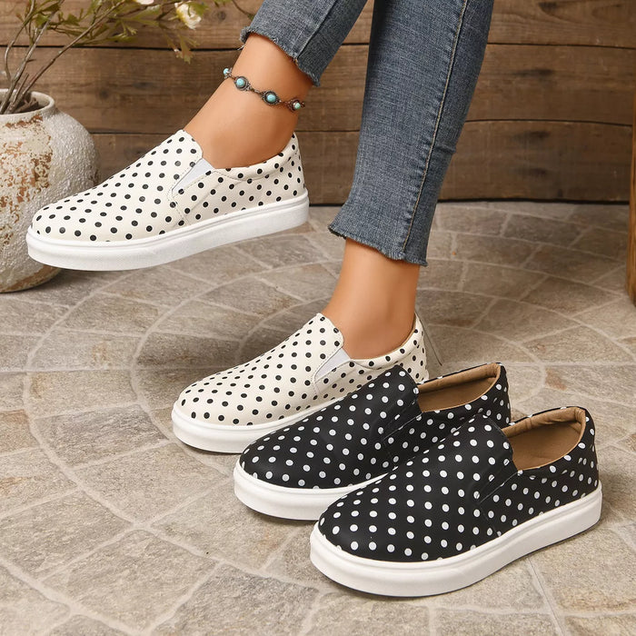 Polka Dot Slip-Ons - Lilixa.store