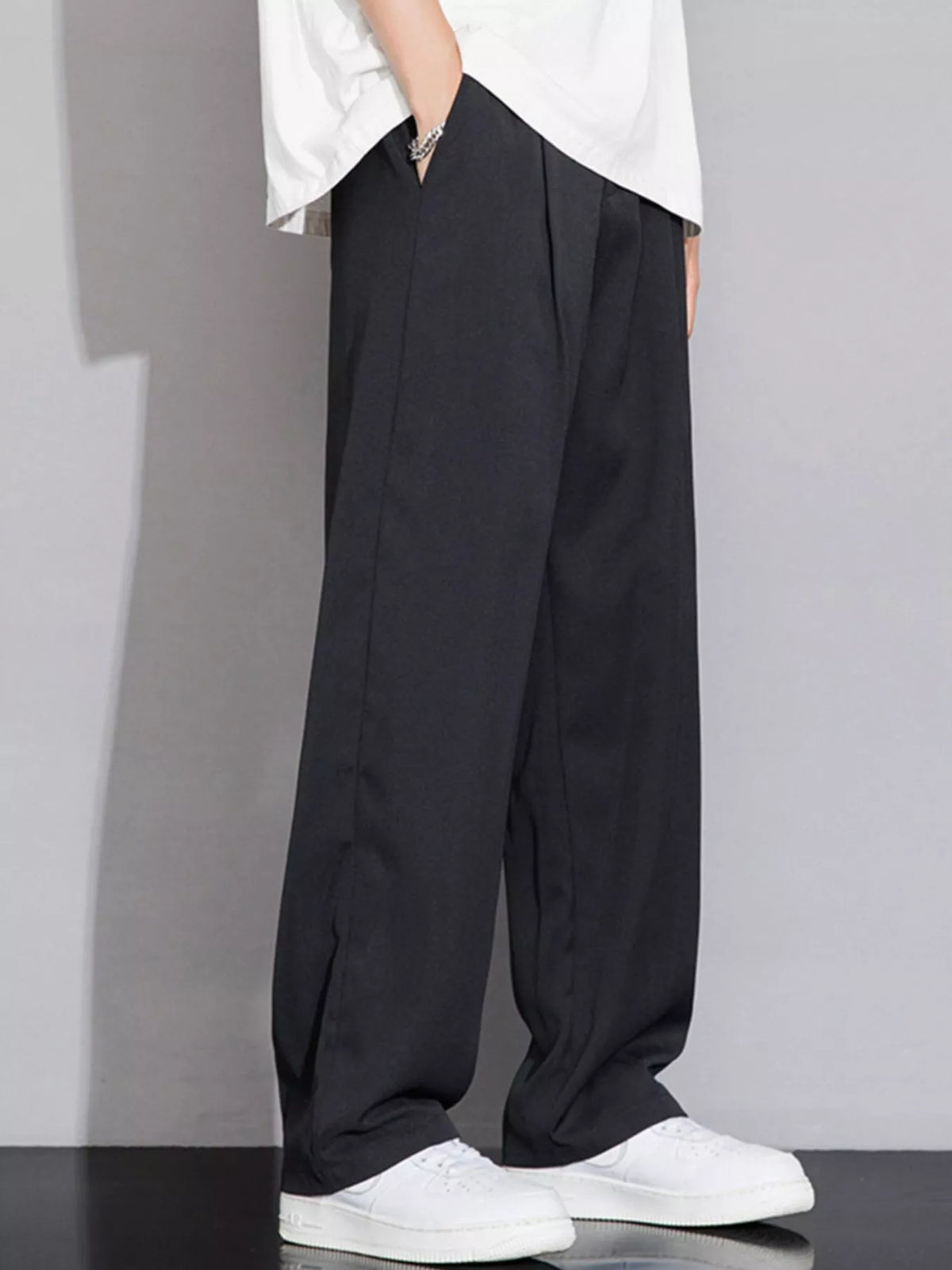 Men's Full Size Wide Leg Casual Pants Plus Size, view 5
