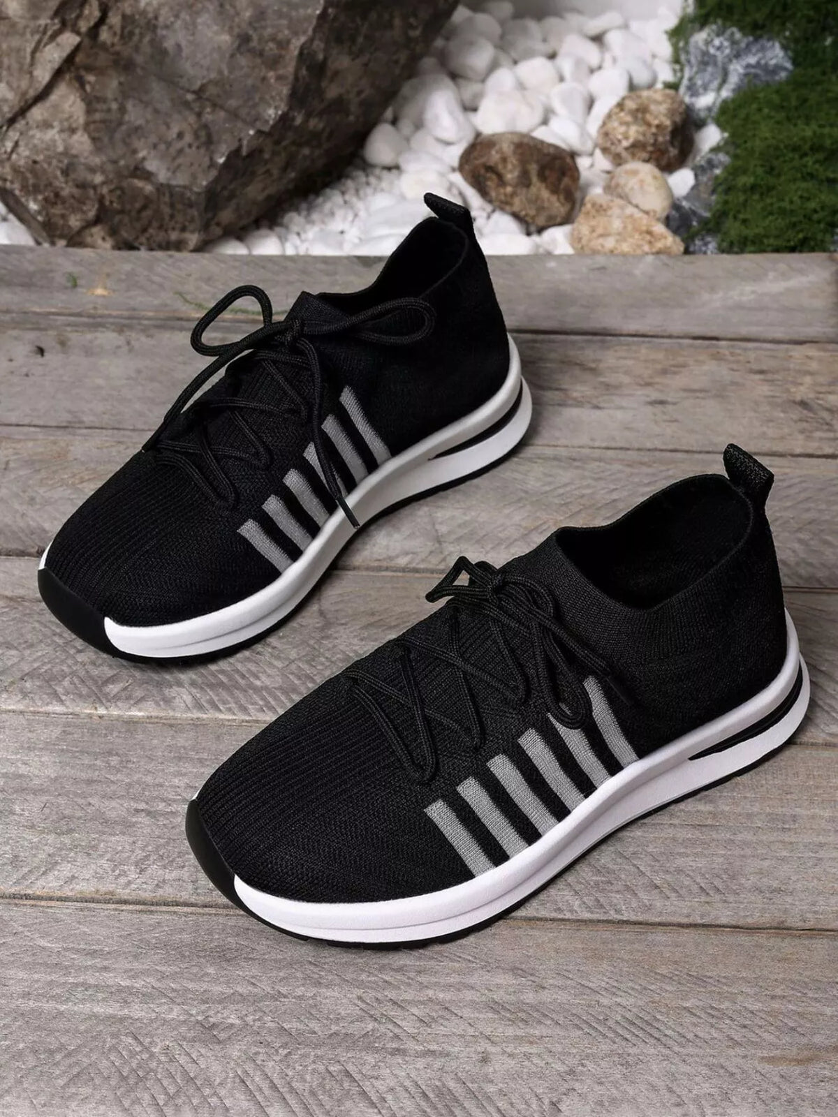 Round Toe Lace Up Athletic - Lilixa.store