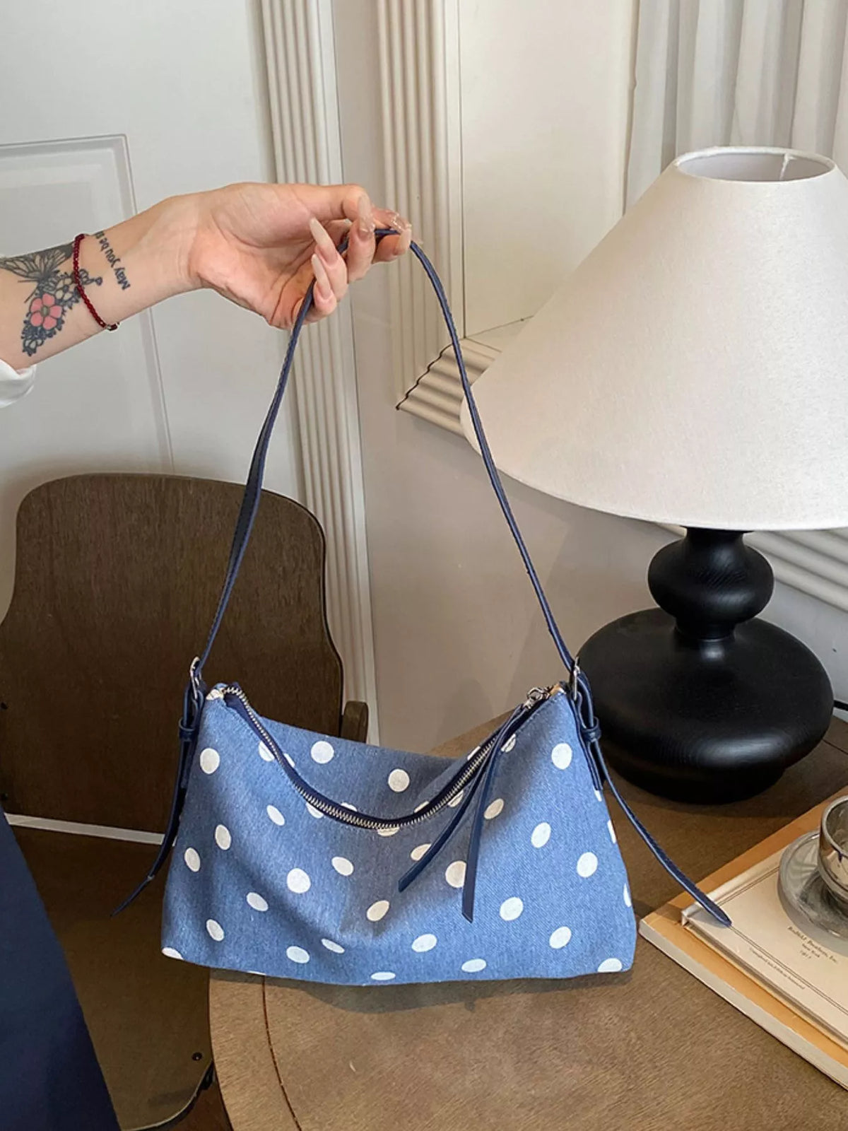 Polka Dot Shoulder Bag - Lilixa.store