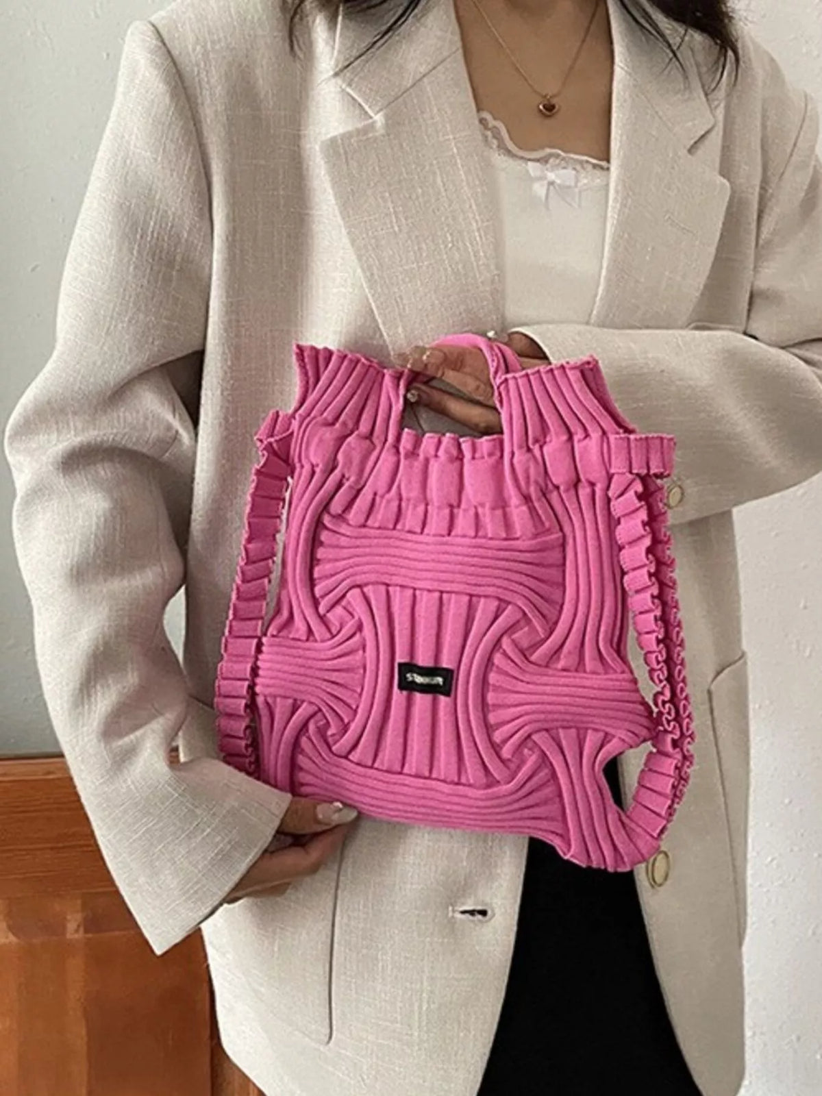 Lightweight Knitted Backpack Bag - Lilixa.store