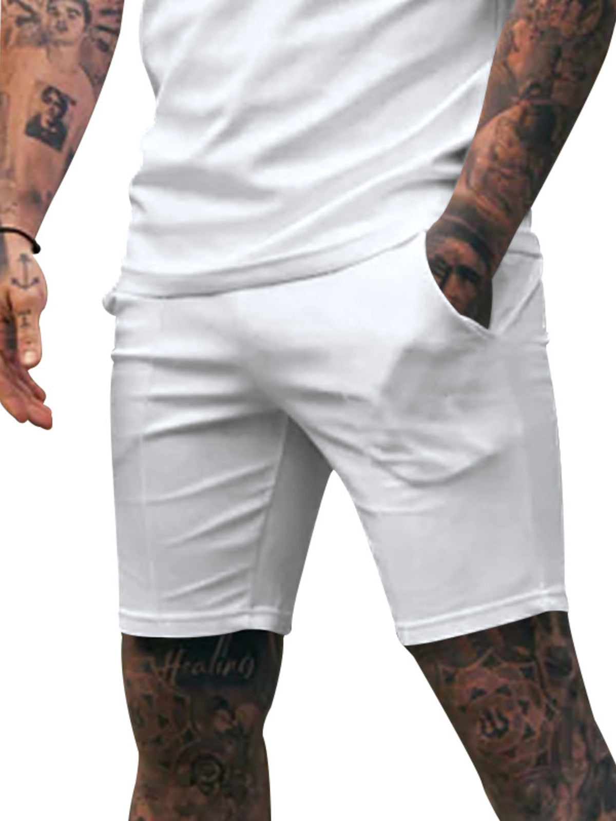 Men's Full Size Casual Drawstring Shorts Plus Size, view 11