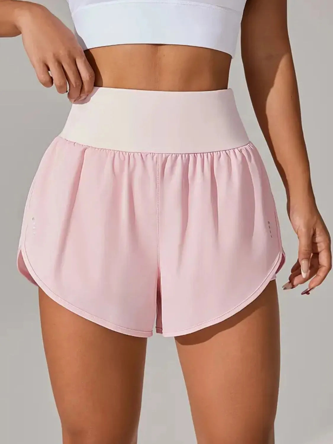 Pocketed High Waist Active Shorts - Lilixa.store