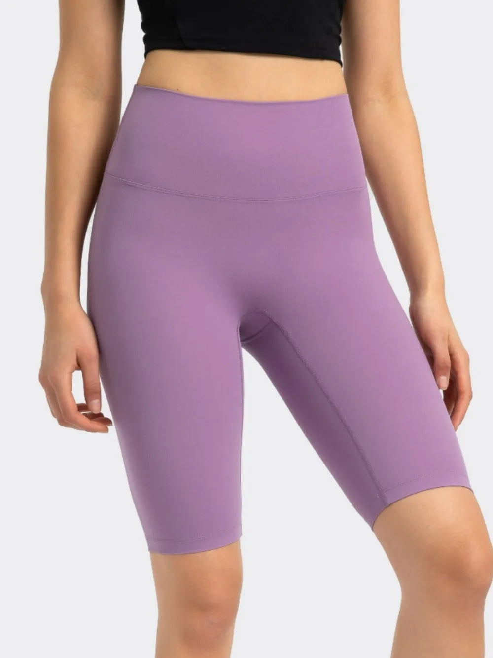 Millennia High Rise Wide Waistband Active Shorts - Lilixa.store