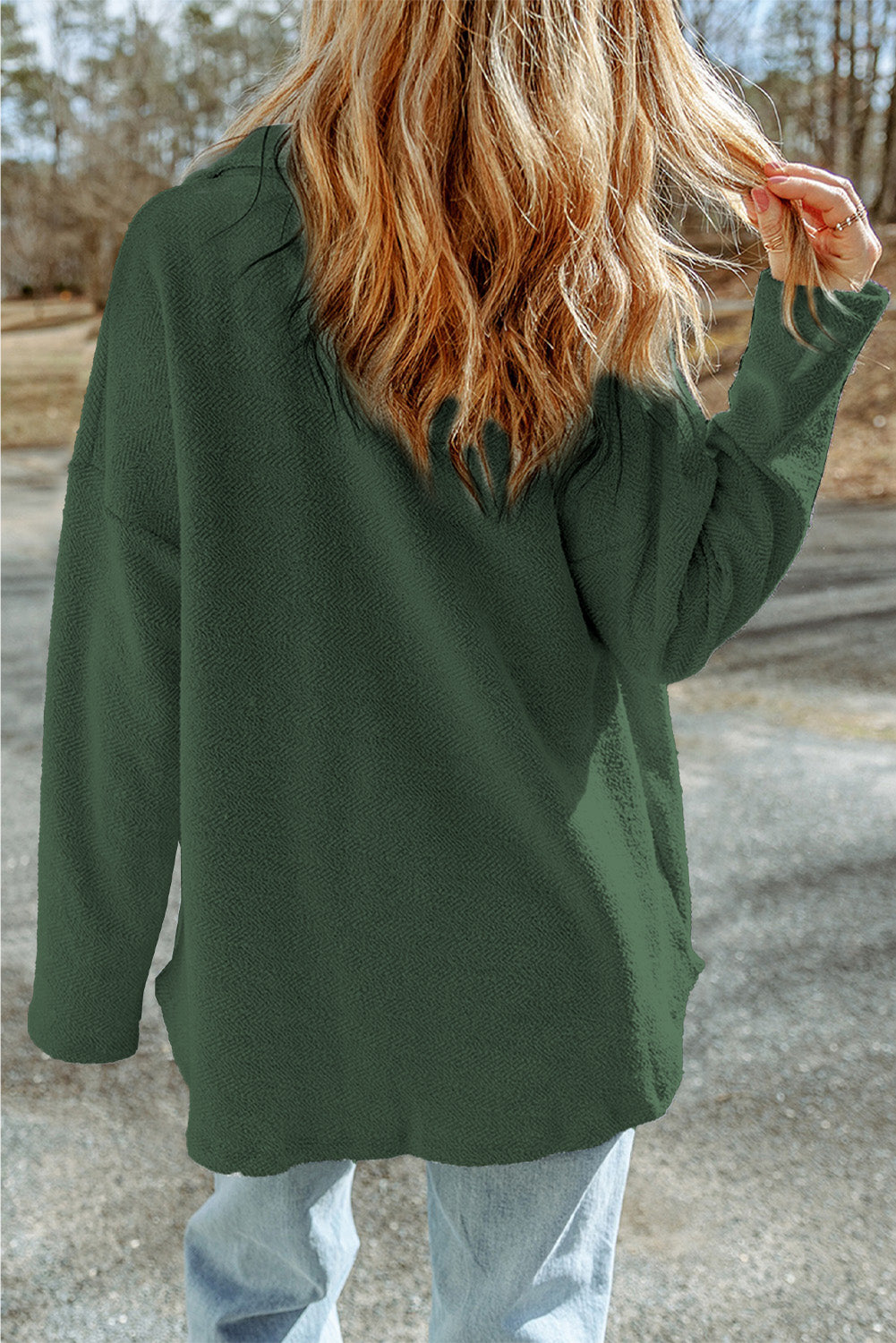 Button Down Long Sleeve Jacket, view 6