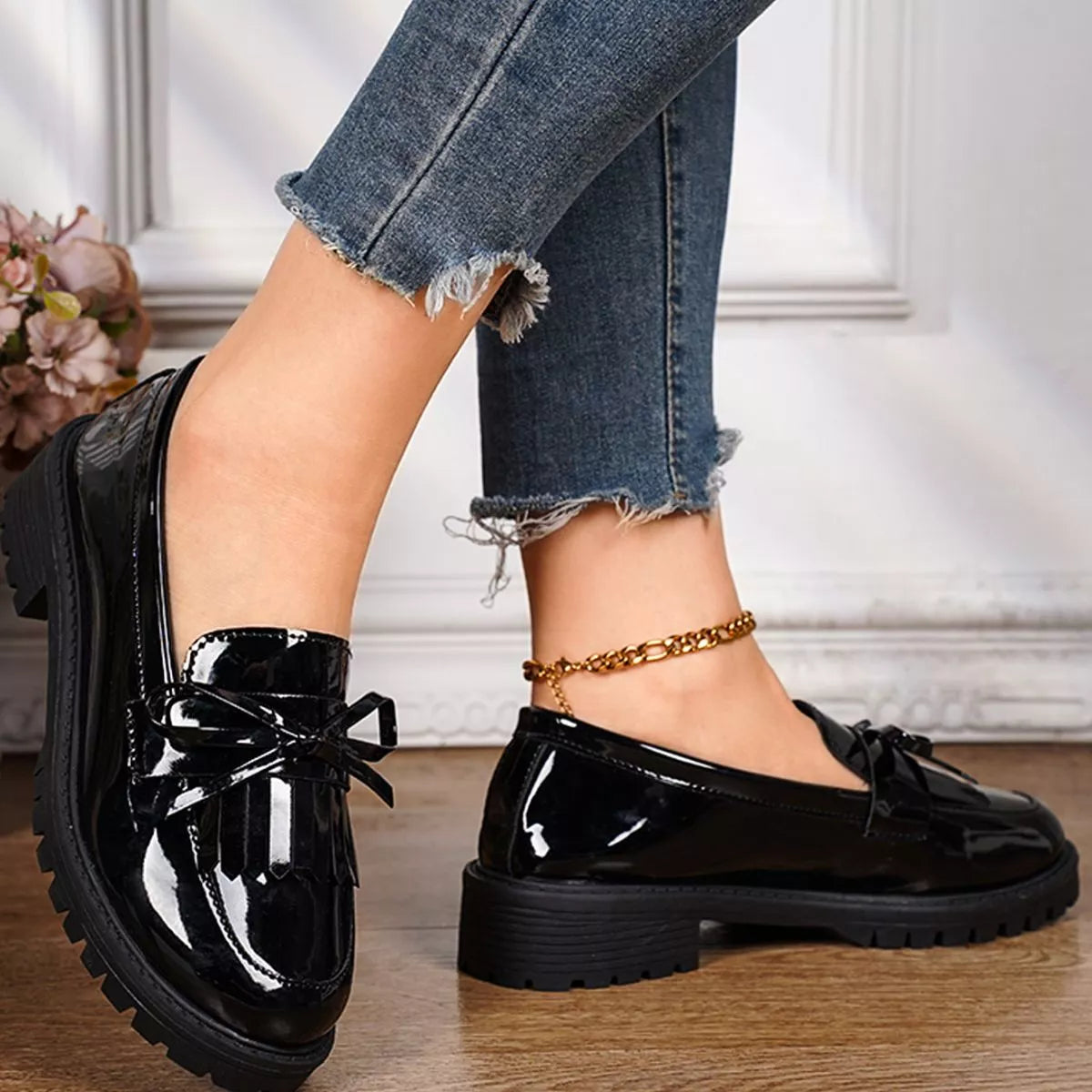 Round Toe Slip-Ons, view 8