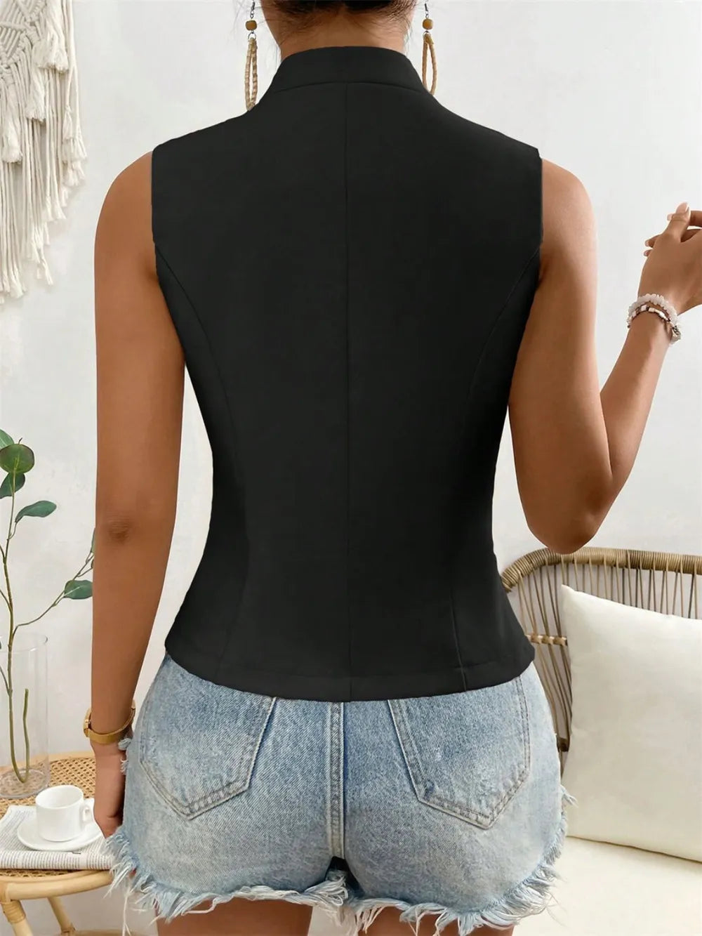 Button Down Vest Coat, view 9
