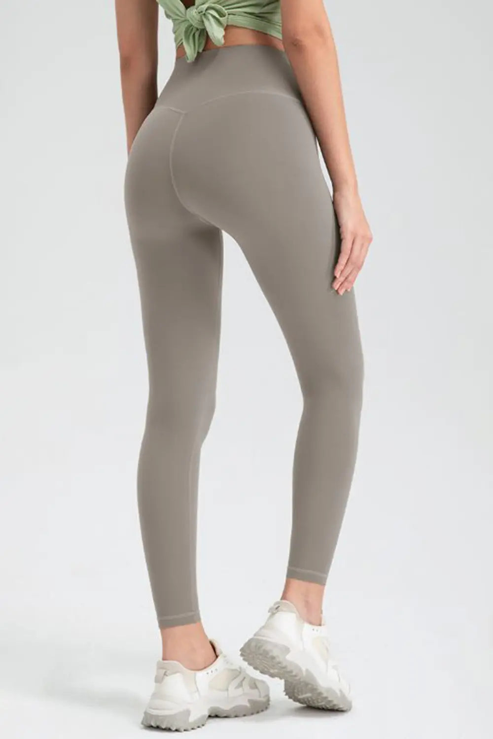 Wide Waistband High Waist Sport Leggings - Lilixa.store