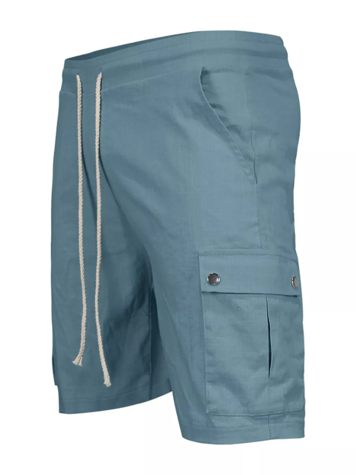 Men's Full Size Drawstring Casual Cargo Shorts Plus Size