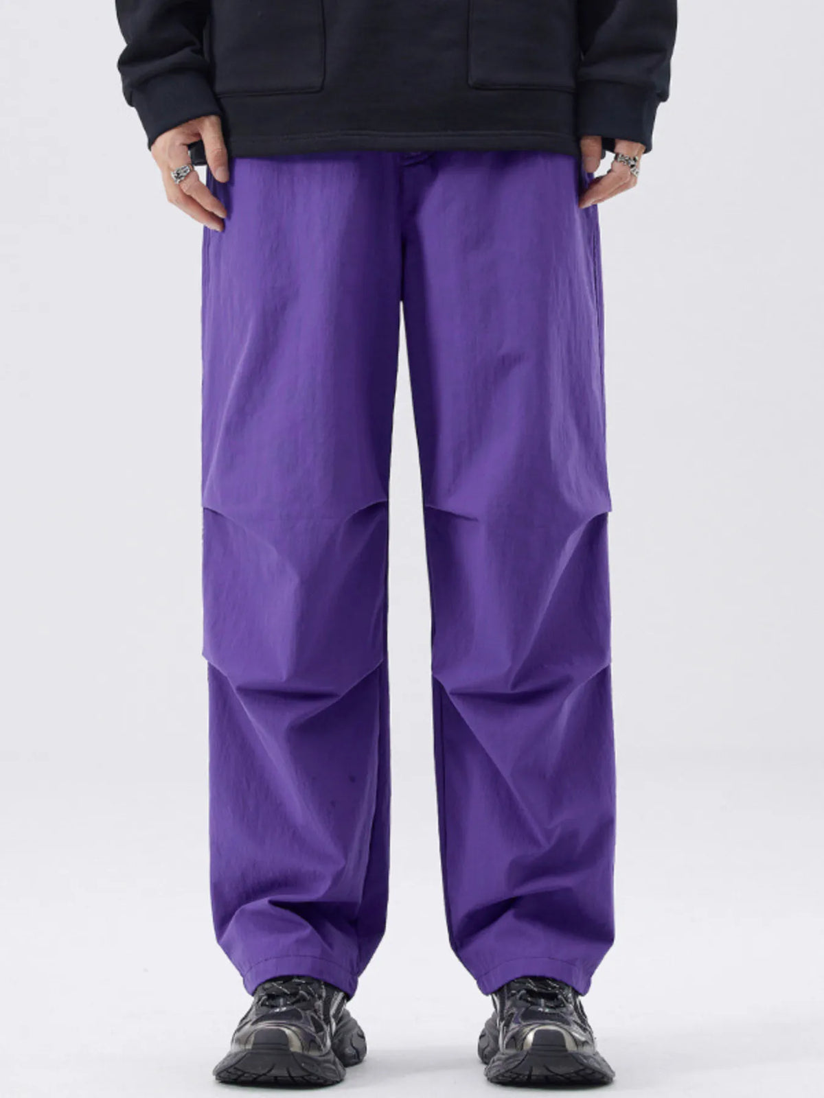 Men's Full Size Loose Fit Cargo Pants Plus Size, view 4