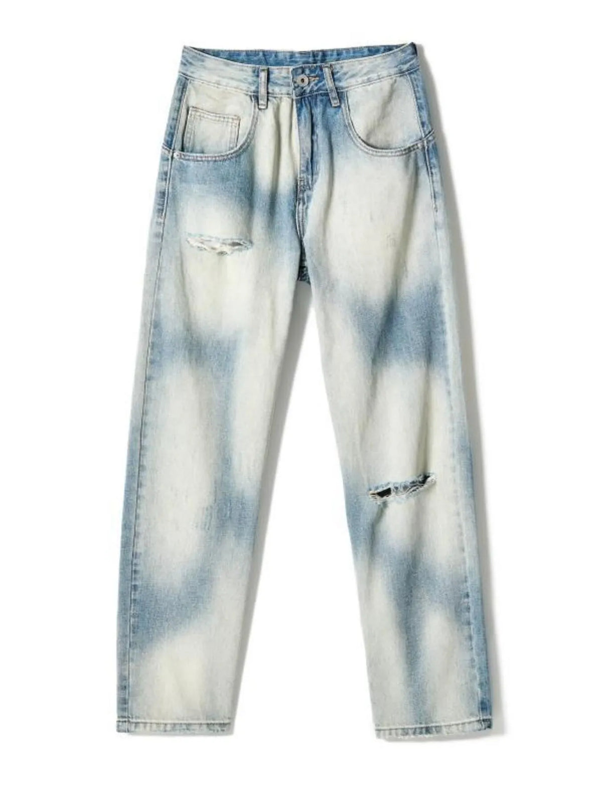Men's Distressed Relaxed Fit Jeans - Lilixa.store