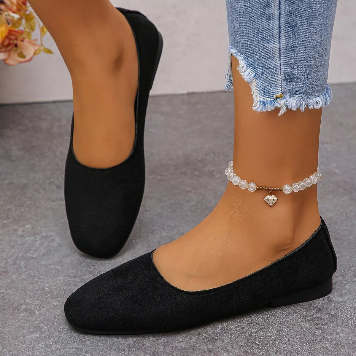 Round Toe Slip-Ons - Lilixa.store