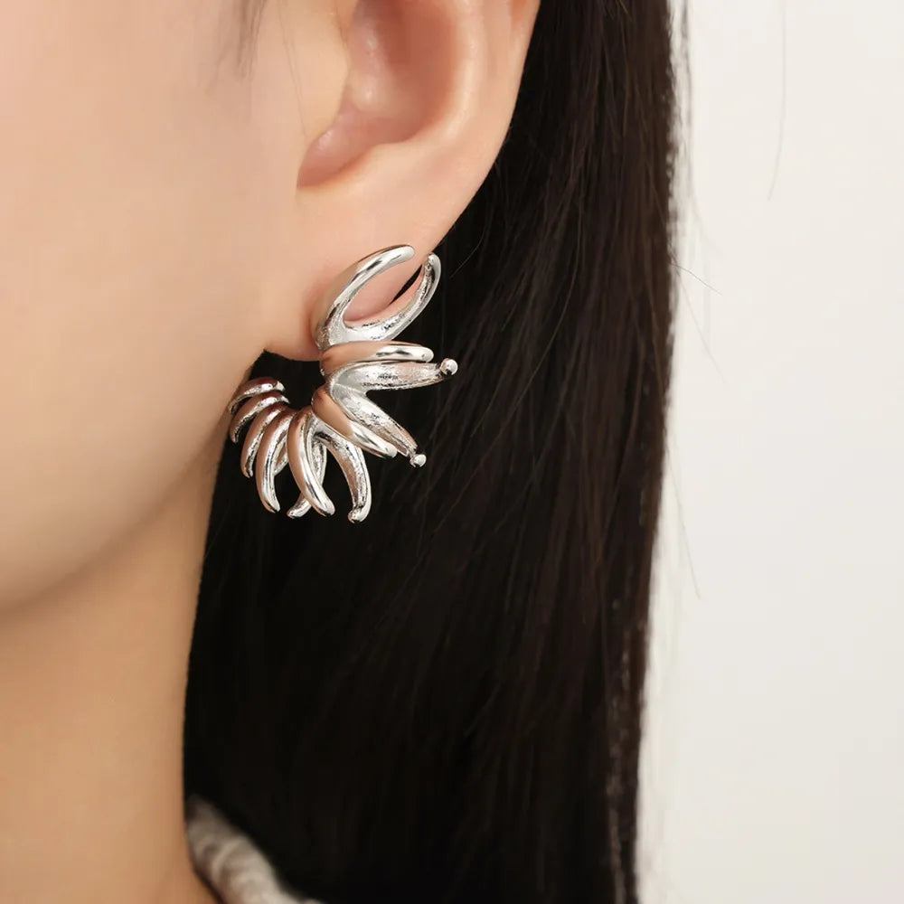 Titanium Steel Irregular Shape Earrings - Lilixa.store