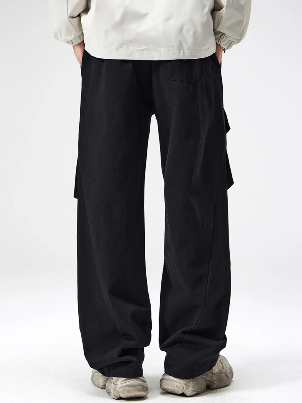 Men's Plus Size Cargo Utility Pants with Multiple Pockets, view 6