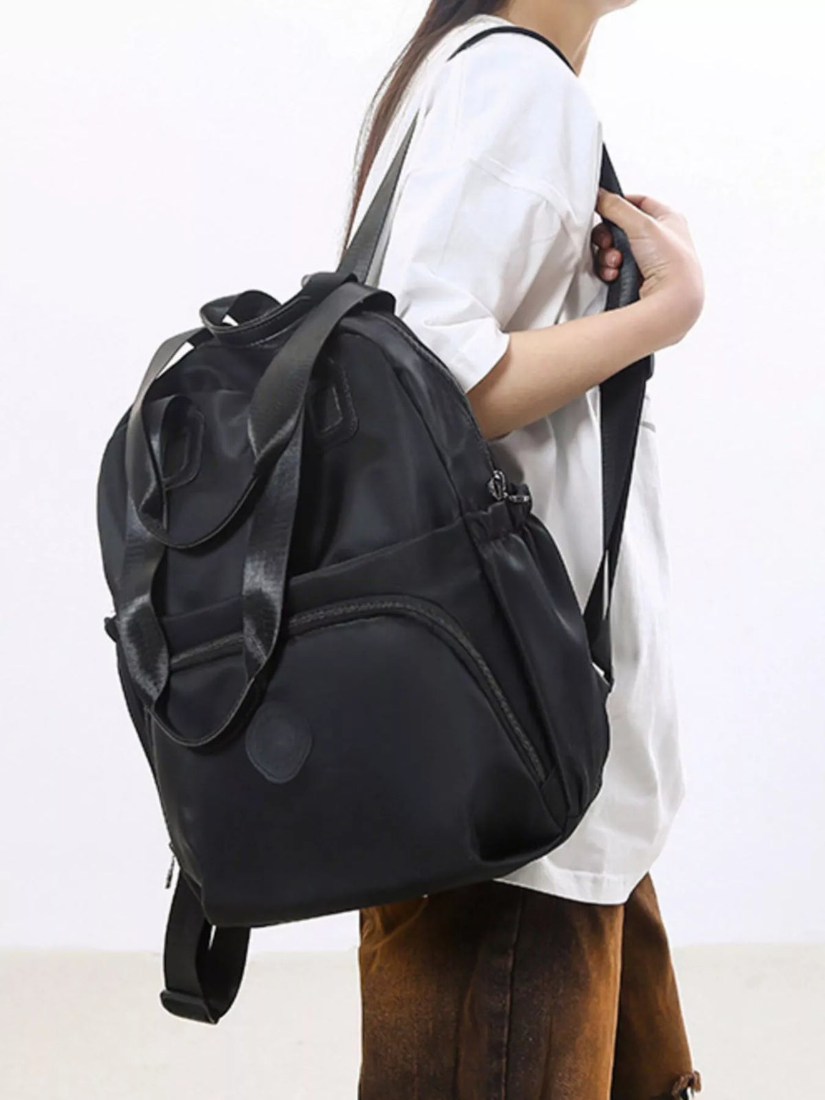Lightweight Solid Color Backpack Bag - Lilixa.store