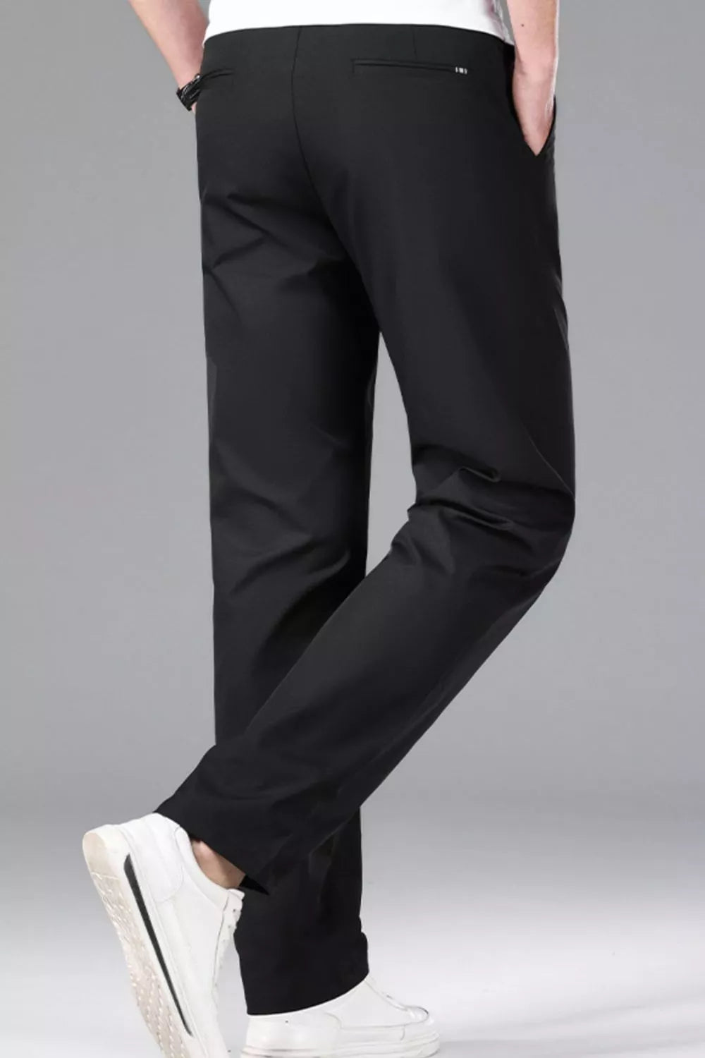 Men's Plus Size Slim-Fit Stretch Dress Pants, view 2