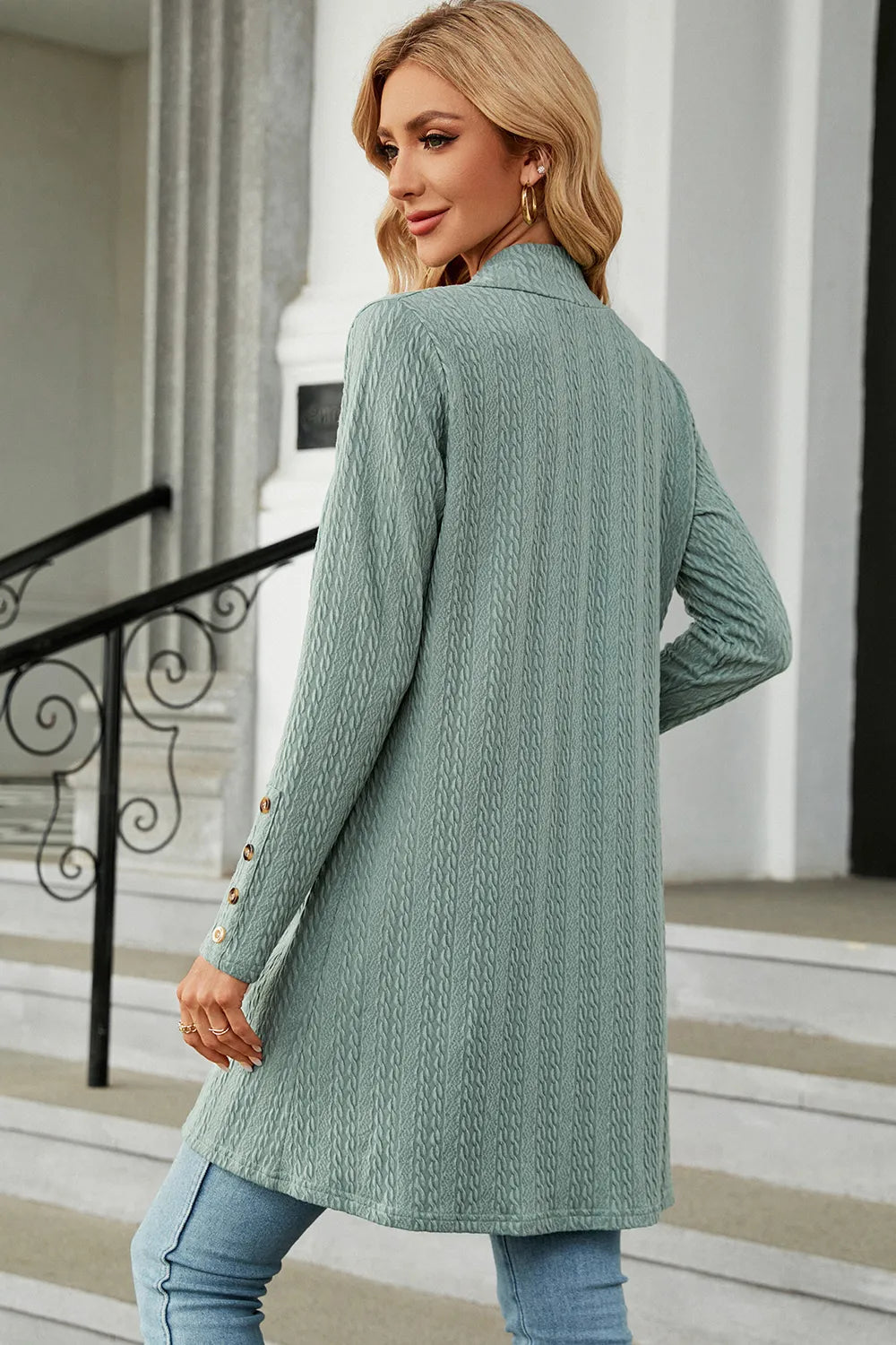 Open Front Long Sleeve Cardigan, view 22