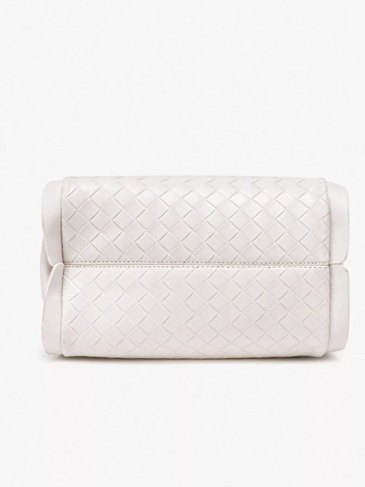 Textured Crossbody Bag with Versatile Top Handle in White, view 7
