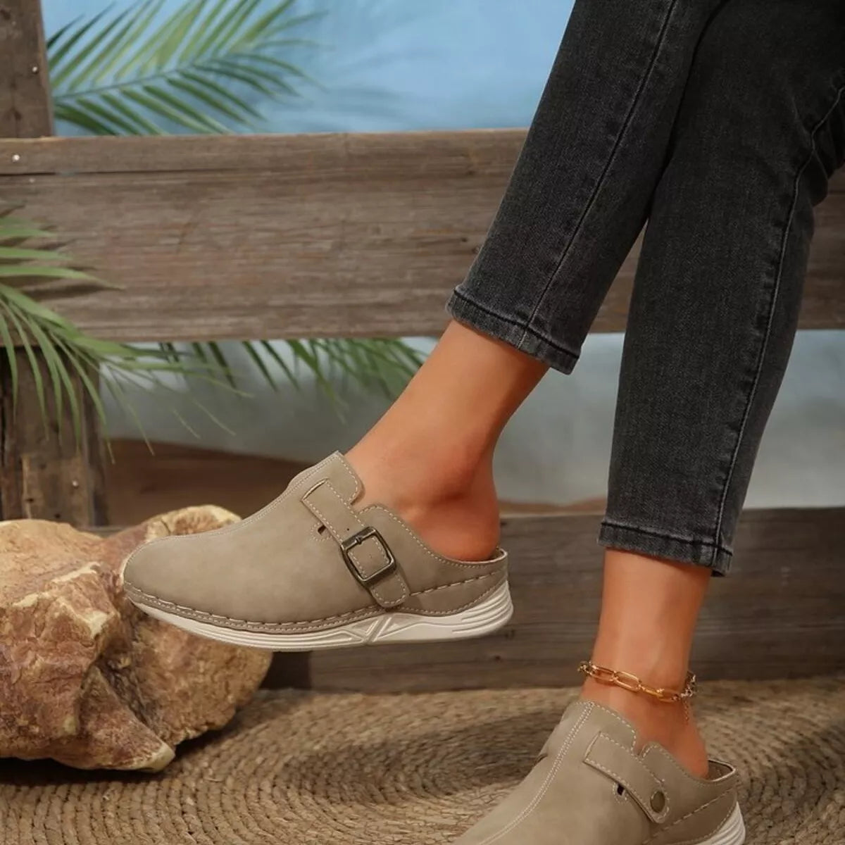 Buckle Accent Slip-Ons, view 11