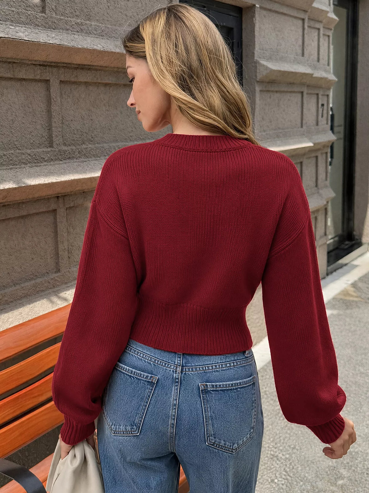 Heart-Button Knit Cardigan - Lilixa.store