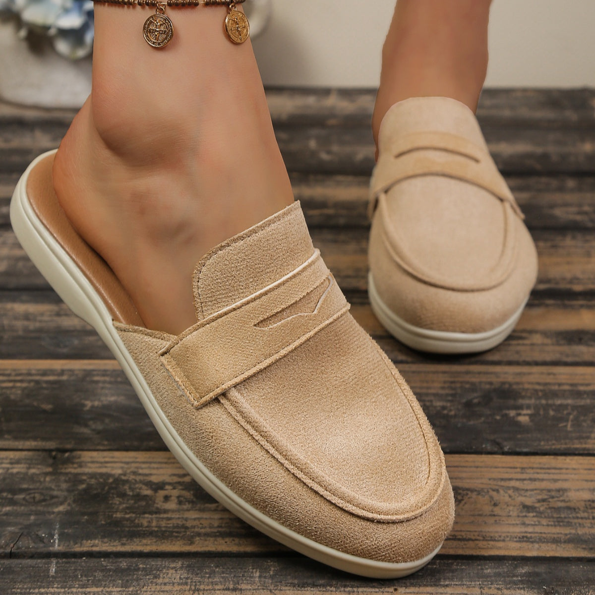 Round Toe Slip-Ons, view 15