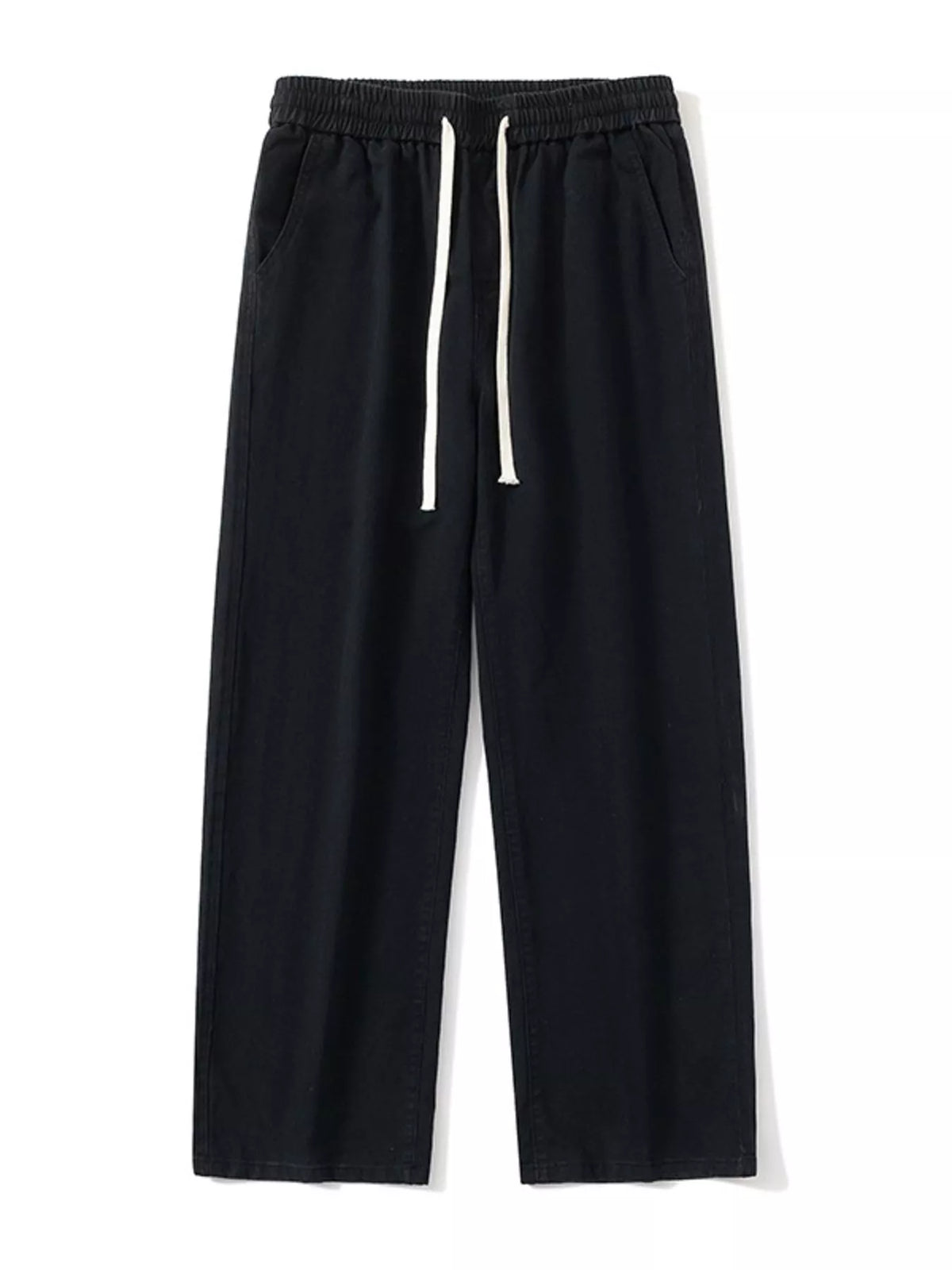 Men's Full Size Relaxed Fit Drawstring Pants Plus Size, view 3