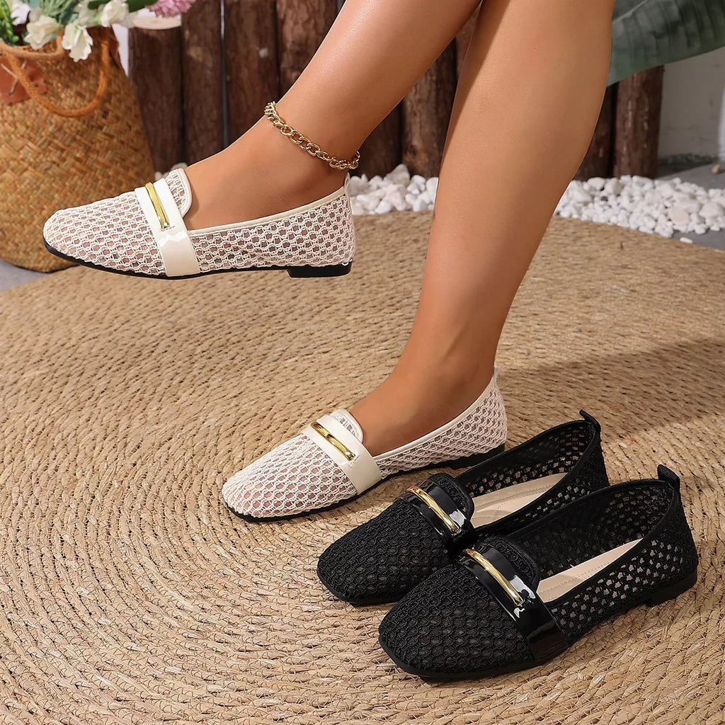 Square Toe Slip-Ons - Lilixa.store