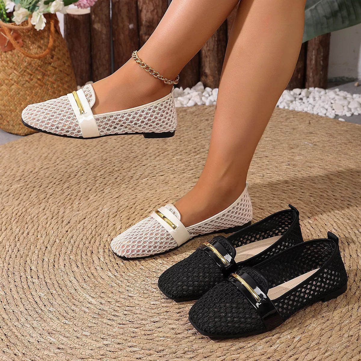 Square Toe Slip-Ons - Lilixa.store