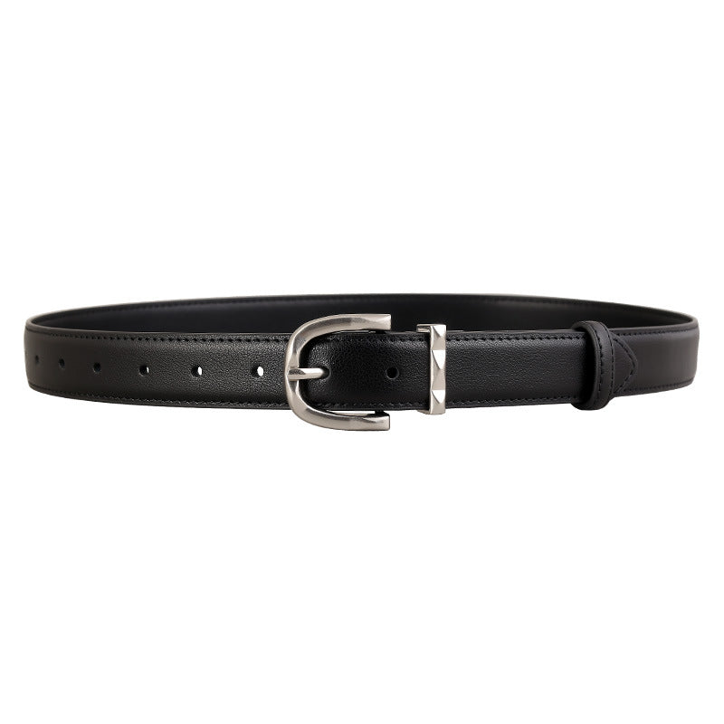Classic Leather Skinny Belt - Lilixa.store