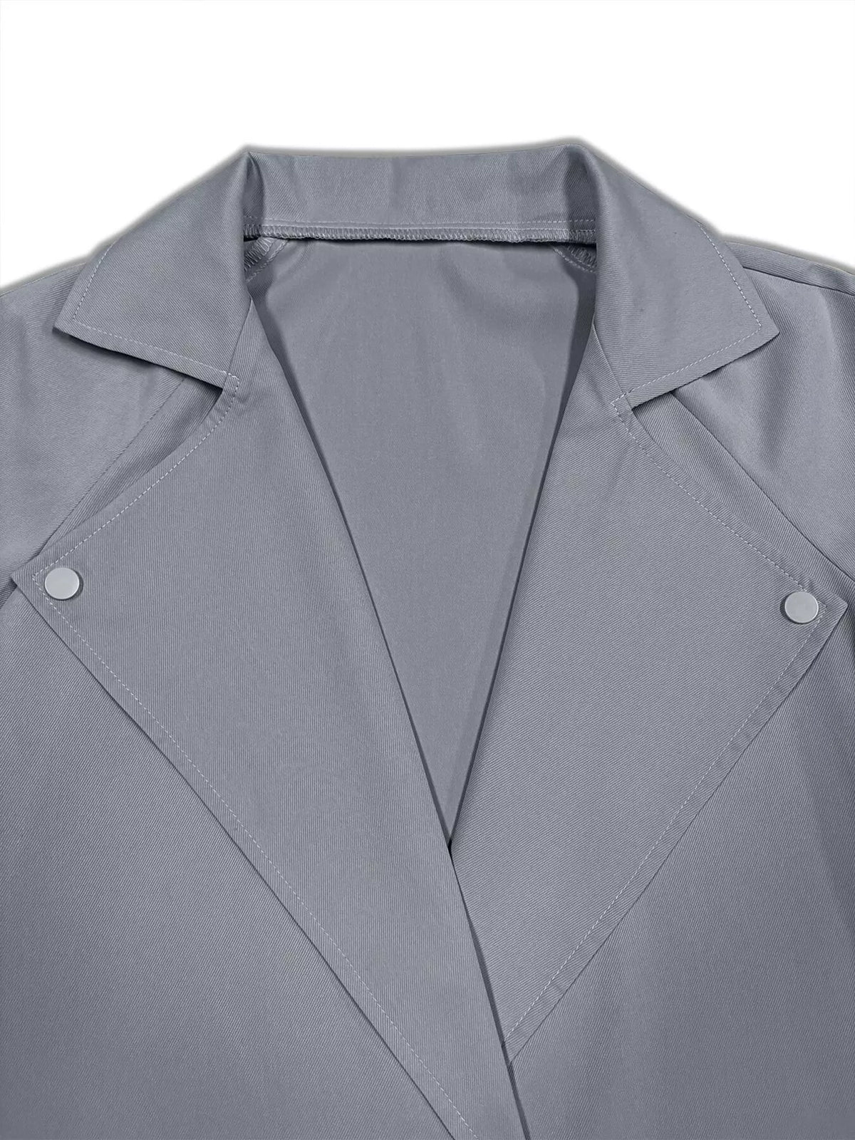 Lapel Collar Longline Trench Coat - Lilixa.store