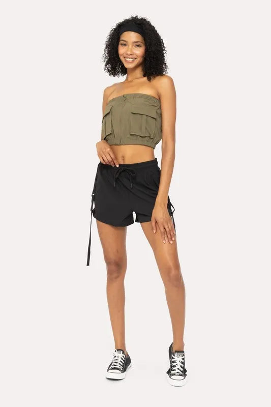 MONO B Flexstrap Ripstop Drawstring Shorts - Lilixa.store