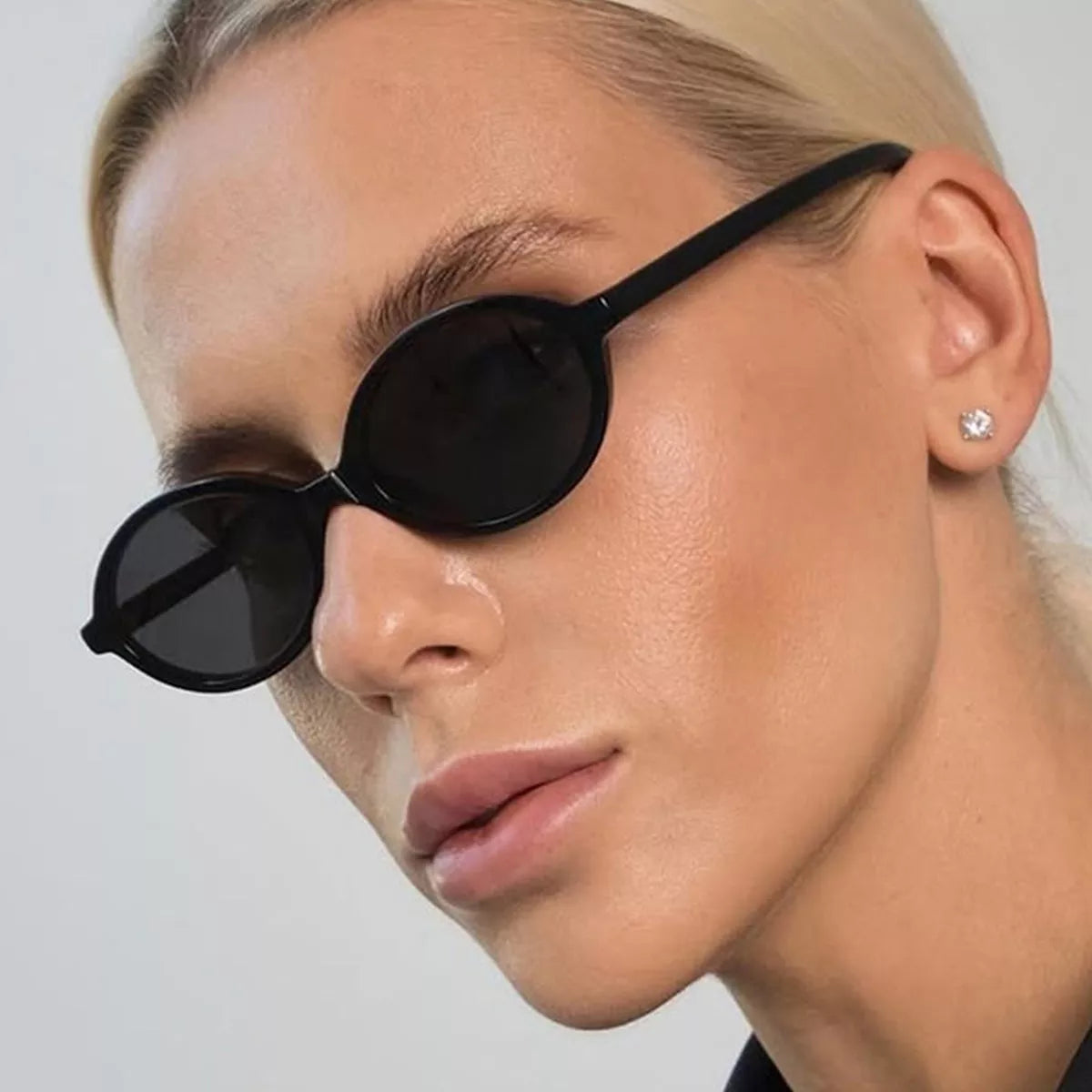 Oval Frame Tinted Lenses Sunglasses - Lilixa.store