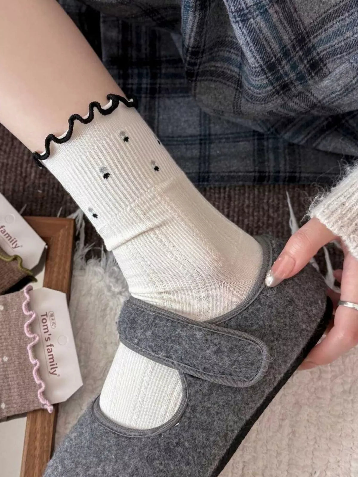 Ribbed Crew Socks - Lilixa.store