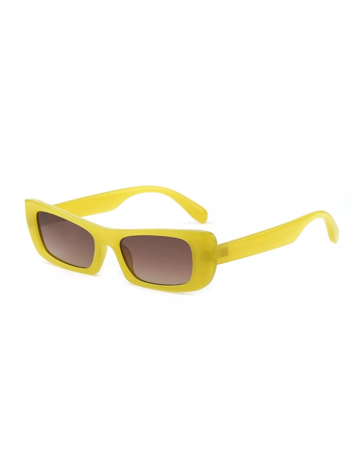 Chic Rectangular Tinted Lens Sunglasses - Lilixa.store