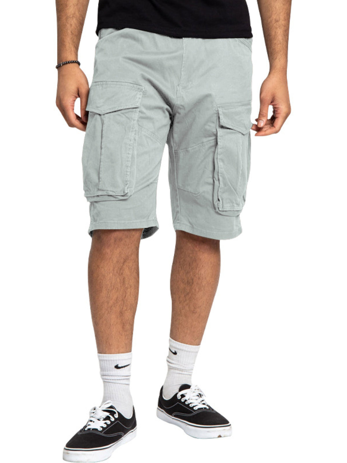 Men's Full Size Cargo Shorts with Multiple Pockets Plus Size, view 9