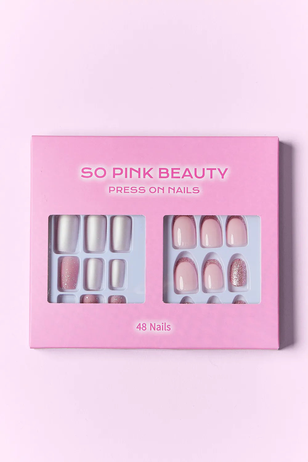 SO PINK BEAUTY Press On Nails 2 Packs - Lilixa.store