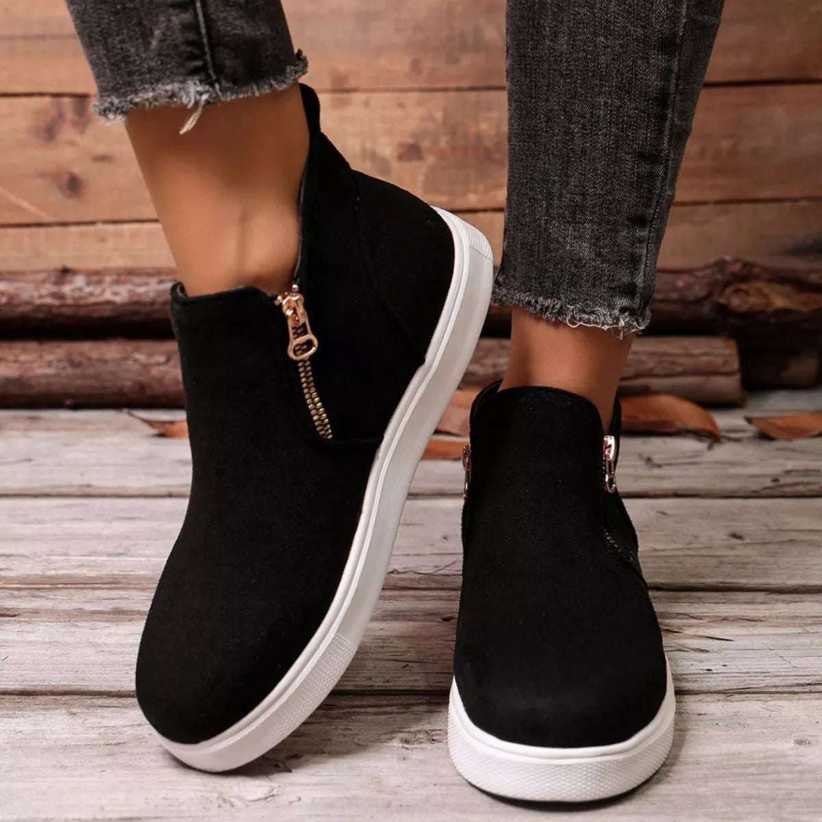 Round Toe Flats Loafers - Lilixa.store