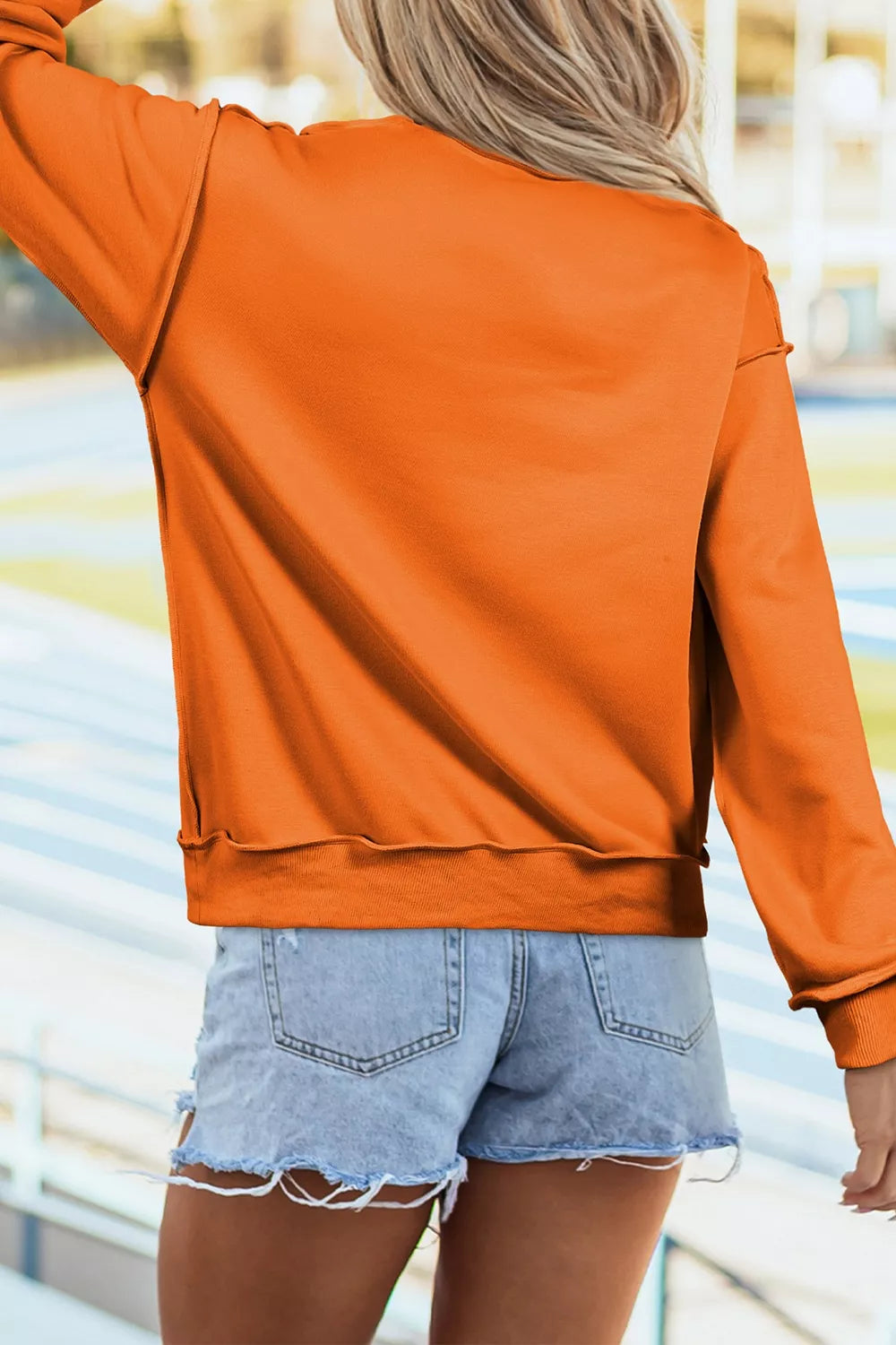 Spooky Season Mock Neck Reversible Halloween Sweatshirt - Lilixa.store