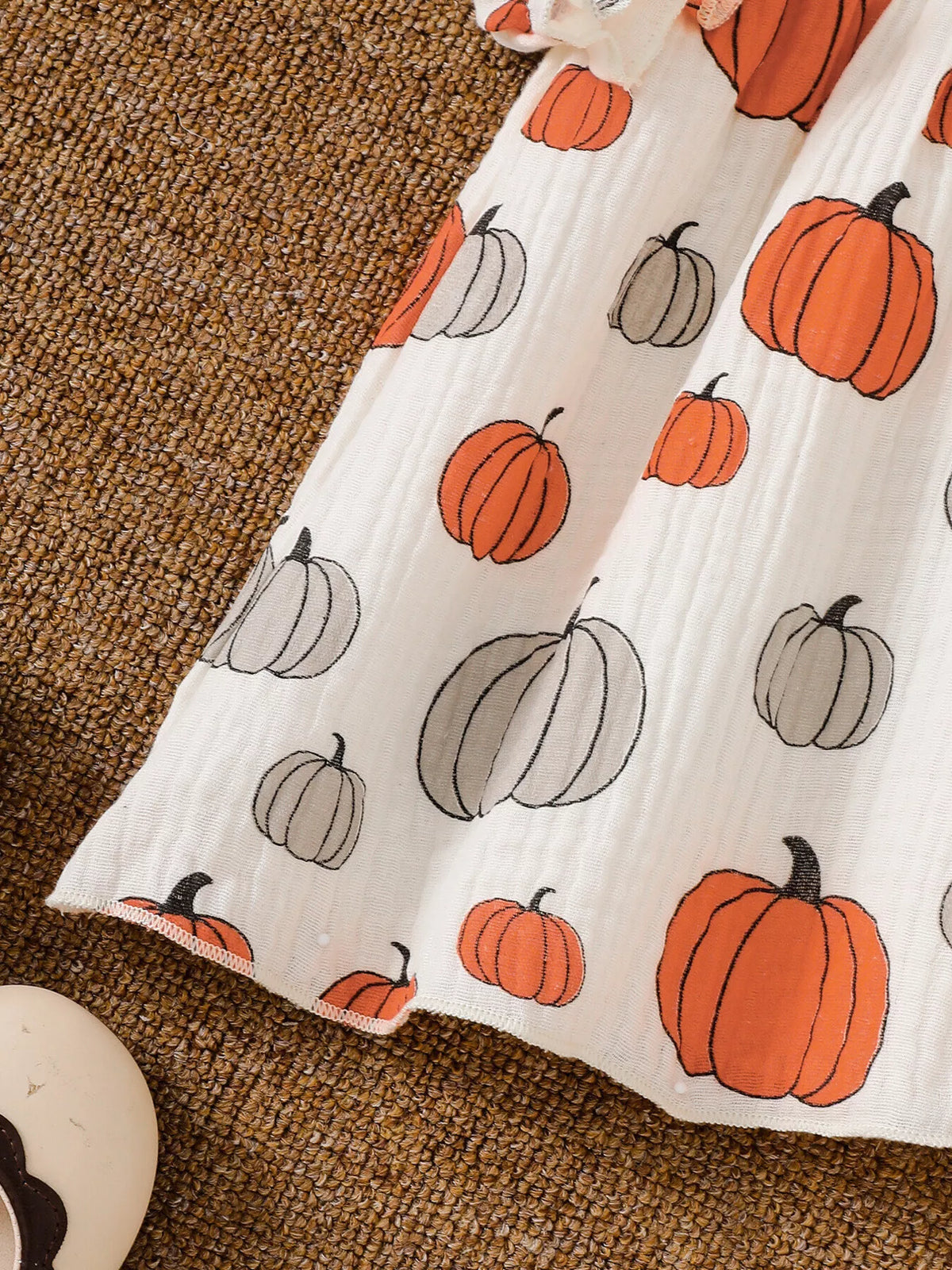 Children's Smocked Halloween Print Dress - Lilixa.store