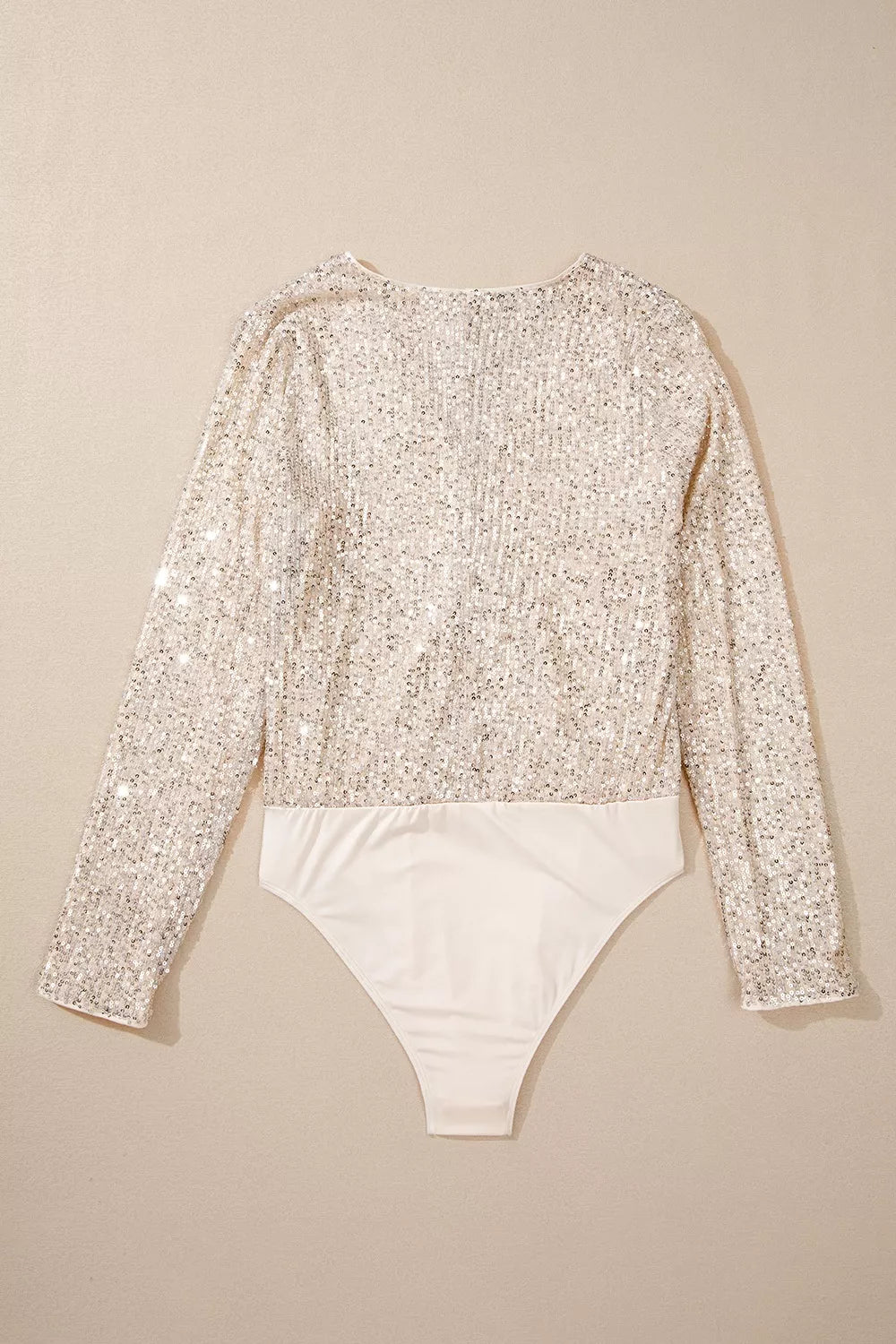 Sparkling Sequin Long Sleeve Bodysuit - Lilixa.store