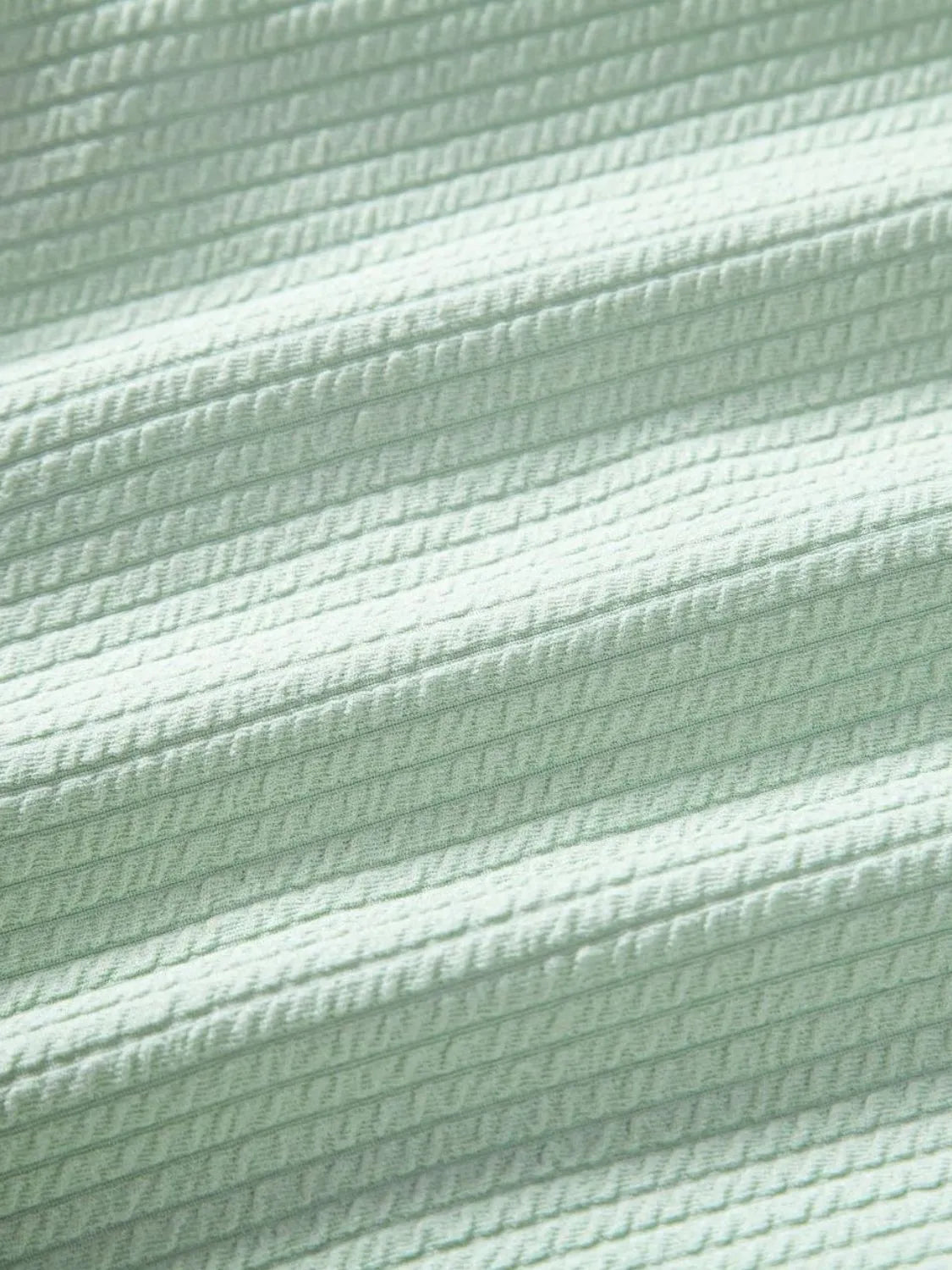 Men's Ribbed Short Sleeve Shirt and Shorts Set in Green, view 10