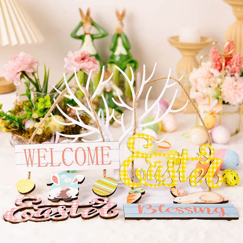 Easter Wooden Hanging Widget - Lilixa.store