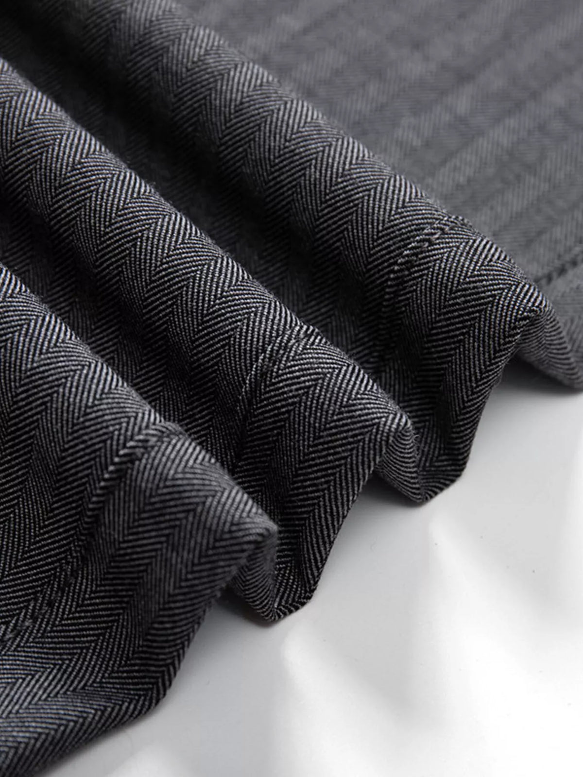 Men's Slim Fit Pants in Dark Gray, view 7
