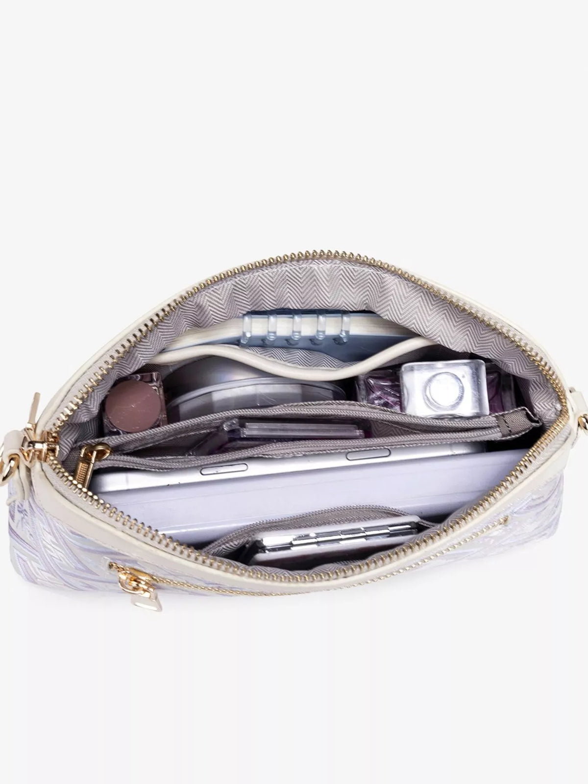 Geometric Pattern Crossbody Bag