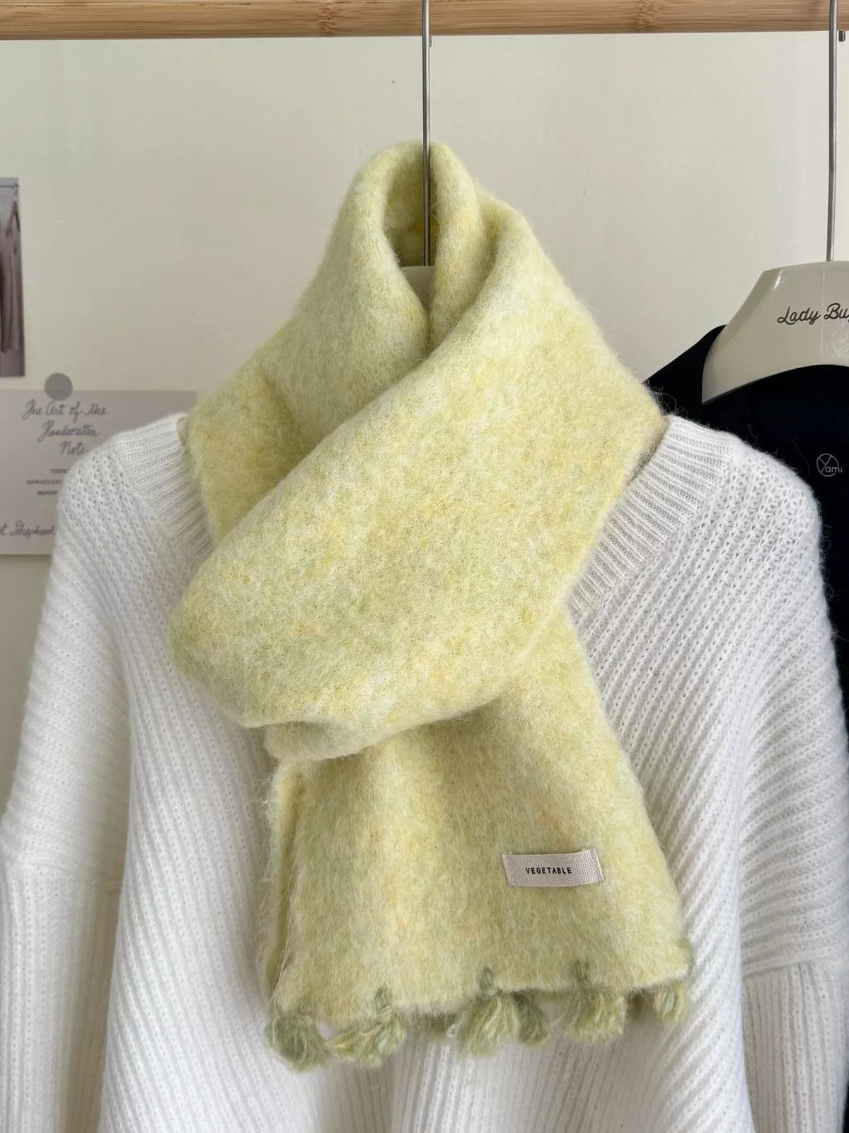 Tassel Knitted Scarf - Lilixa.store